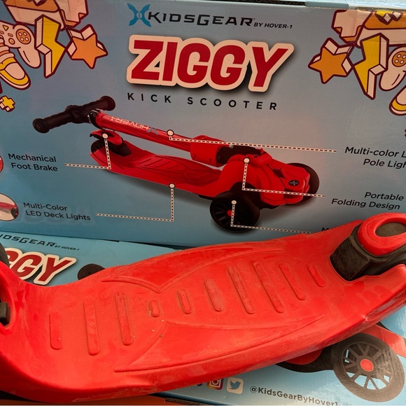 Hover-1 Ziggy Folding Kick Scooter for Kids (5+ Year Old) | Features Lean-to-... - Picture 6 of 8